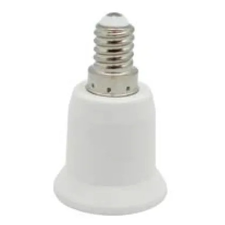 Douille E14, lisse, blanche, diamètre 10, 60W, 2A, 250V, anti-rotation