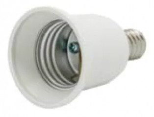 Adaptador de enchufe de E14 a E27