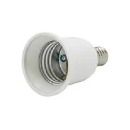 Douille E14, lisse, blanche, diamètre 10, 60W, 2A, 250V, anti-rotation