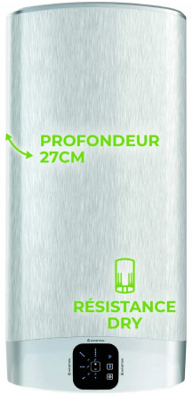 Chauffe-eau électrique plat VELIS EVO DRY 80 litres