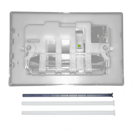 Control plate matt chrome-plated for CESAME single flow