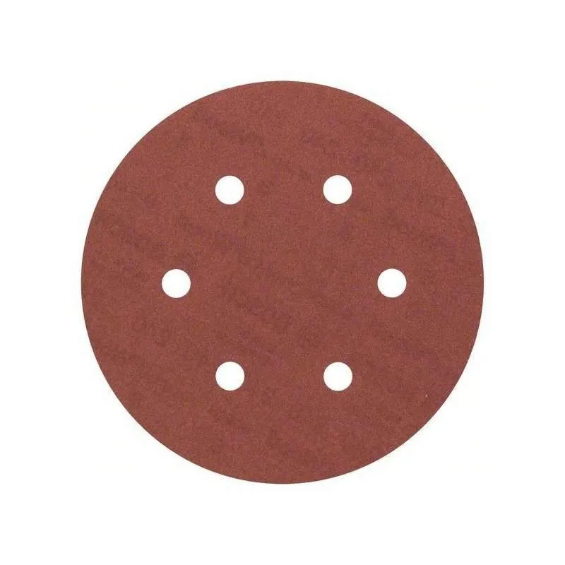 DSV velcro disc diameter 150mm, 40 grain, 8+1 holes, 5 pieces