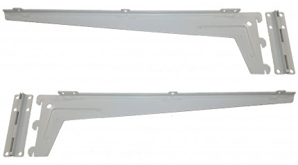 White brackets for washbasin 450mm right and left