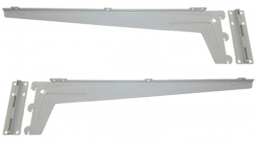 White brackets for washbasin 450mm right and left