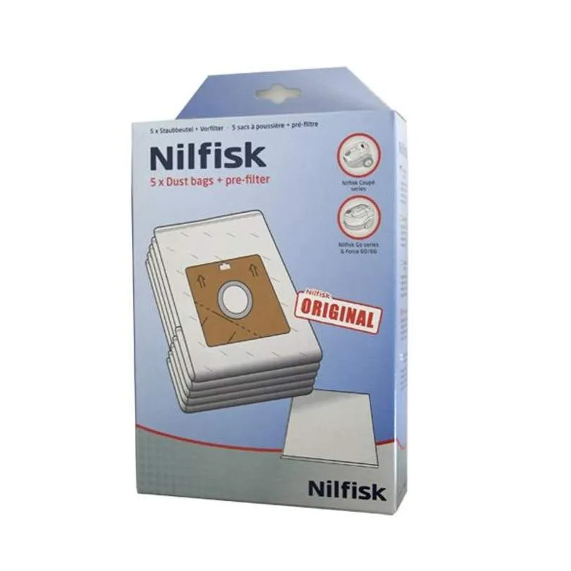 Boite de 5 sacs pour aspirateur NILFISK COUPE NEO