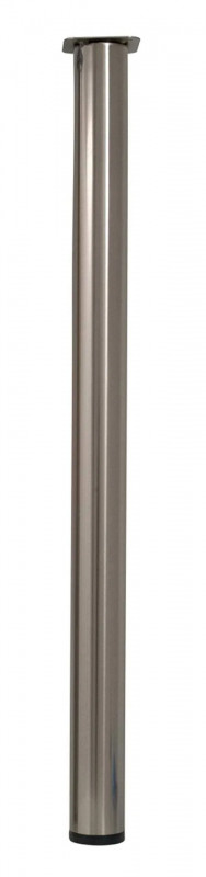 Chrome plated round base, height 820 mm