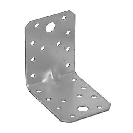 Soporte de montaje galvanizado reforzado 105x105x90x3 mm