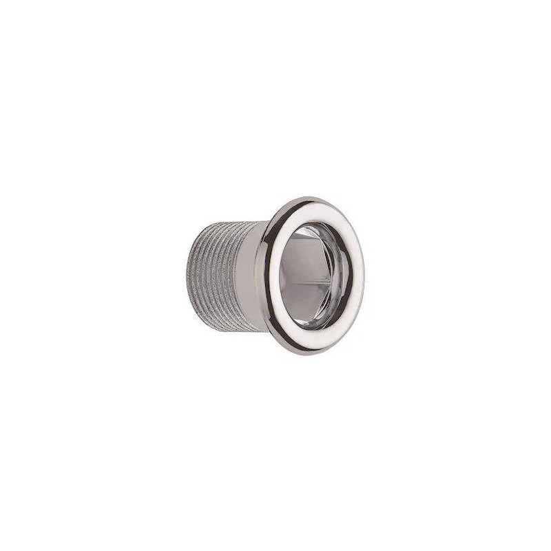 Chrome plated overflow cover diameter 24mm, length 26mm