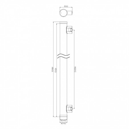 Tube led S141S 300mm, 3.5w 280 lumens