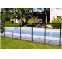 NORA in-ground pool barrier, black, 3.2 m module