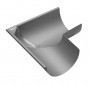 Welded half-round external angle in zinc diameter 25