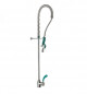 Single-lever, single-hole shower mixer with adjustable spray