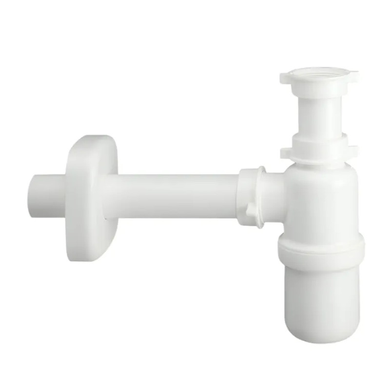 Bottle trap white, for sink drain 40x49