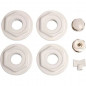 Accessory set for radiator white 26x34 - 12x17