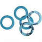 Blue CNK gaskets 8x13 or 1/4, bag of 7 pieces.