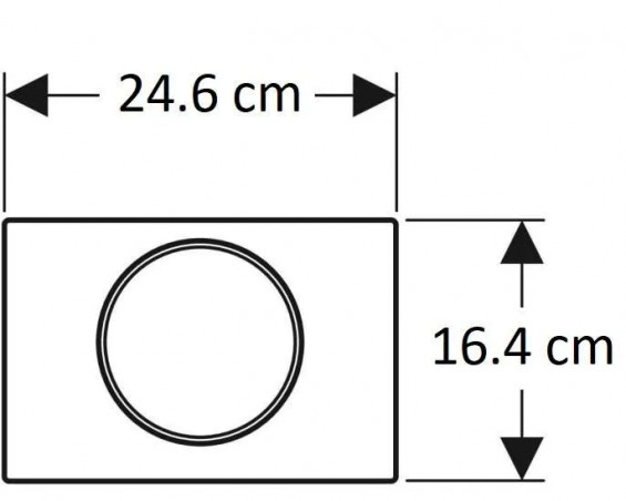 Cadre support pour plaque frontale Twinline