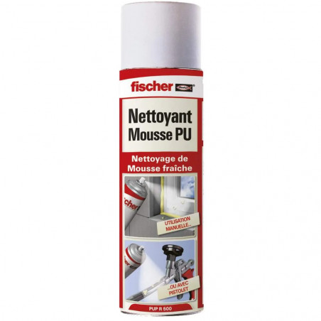 Nettoyant mousse polyuréthane : aérosol 210/150 ml