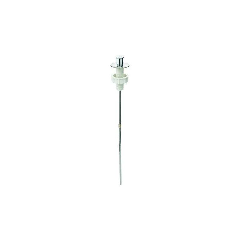 Vertical pull cord for washbasin, bidet chrome