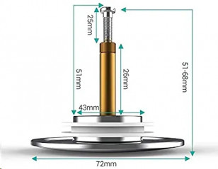 Bathtub drain valve for VIEGA SIMPLEX, MULTIPLEX