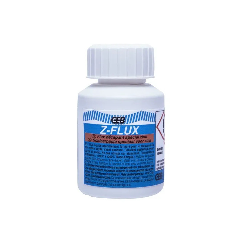 Z FLUX décapant liquide spécial Zinc, 80 ml