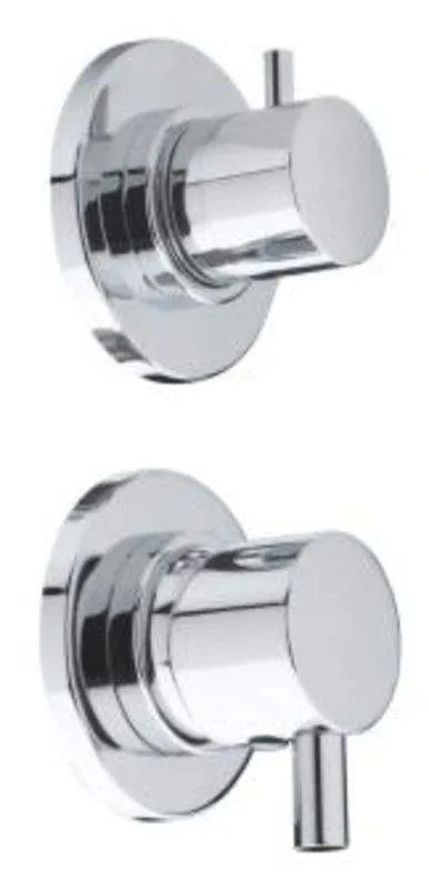 5-function chrome shower enclosure mixer