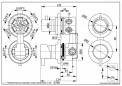 5-function chrome shower enclosure mixer