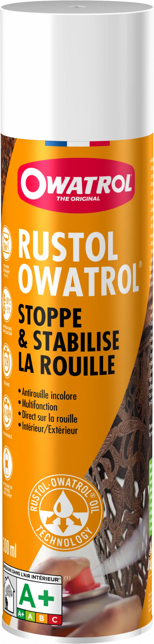 Rustol antirouille aérosol incolore 0.3L