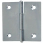 Furniture hinge, square, 30 x 30 mm, St