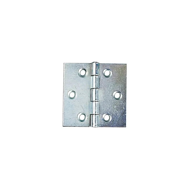 Furniture hinge, square, 50 x 50 mm, St