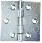 Furniture hinge, square, 50 x 50 mm, St