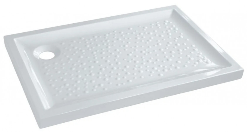 Receveur de douche blanc Olympic Plus : 120X70 cm