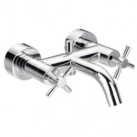 Tiffany Sink Mixer: Swivel spout, satin nickel