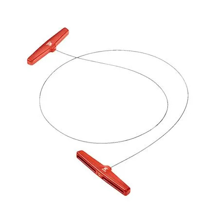 Wire saw for cutting PVC pipes