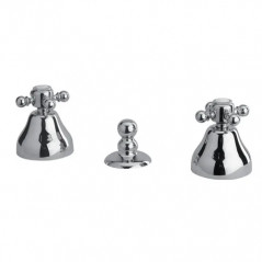 Tiffany Sink Mixer: Swivel spout, satin nickel