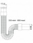 Flexible Verbindung MODULOFLEX Mutter 40x49, männlich 40mm, 380 bis 800mm