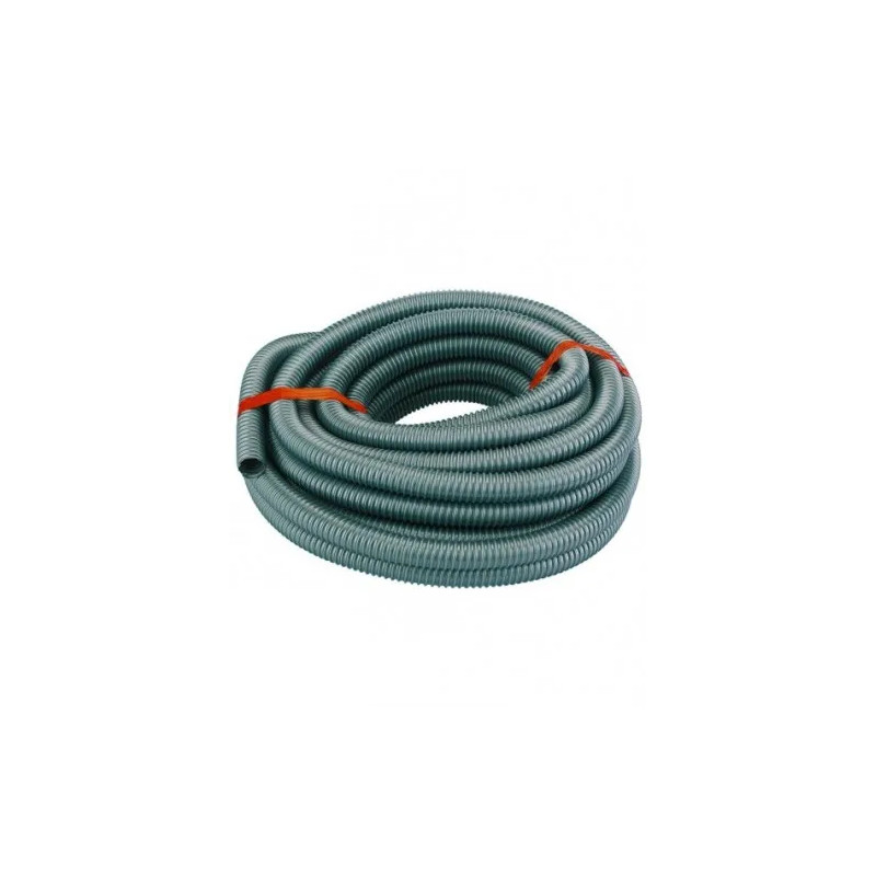 Flexible armé PVC gris, diamètre 32 mm, couronne de 20M.