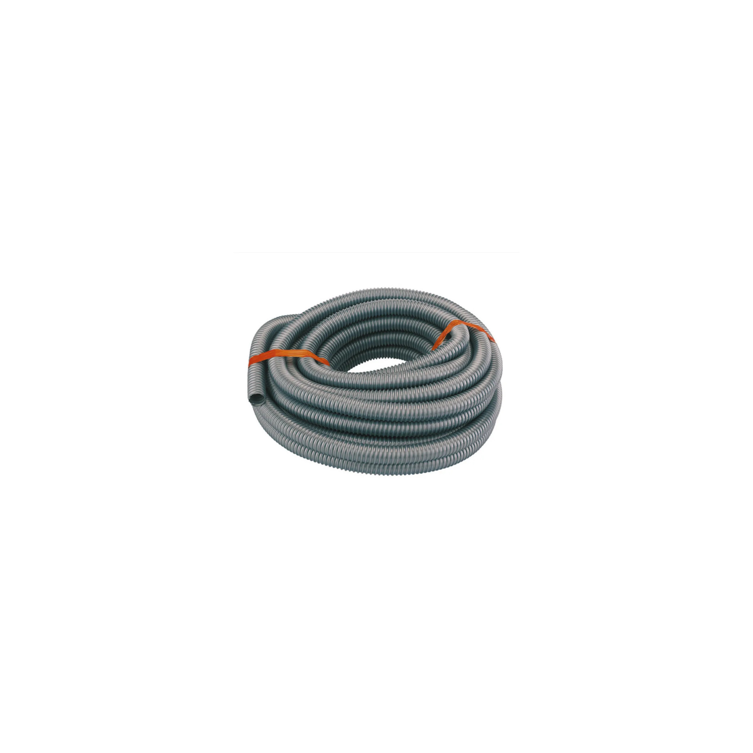 Grey PVC reinforced hose, diameter 38mm - 20M coil.