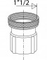 PVC end cap 40mm with brass nut 40x49, for FITOFLEX hose