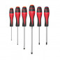 Set of 6 Flat and Pozidriv Screwdrivers