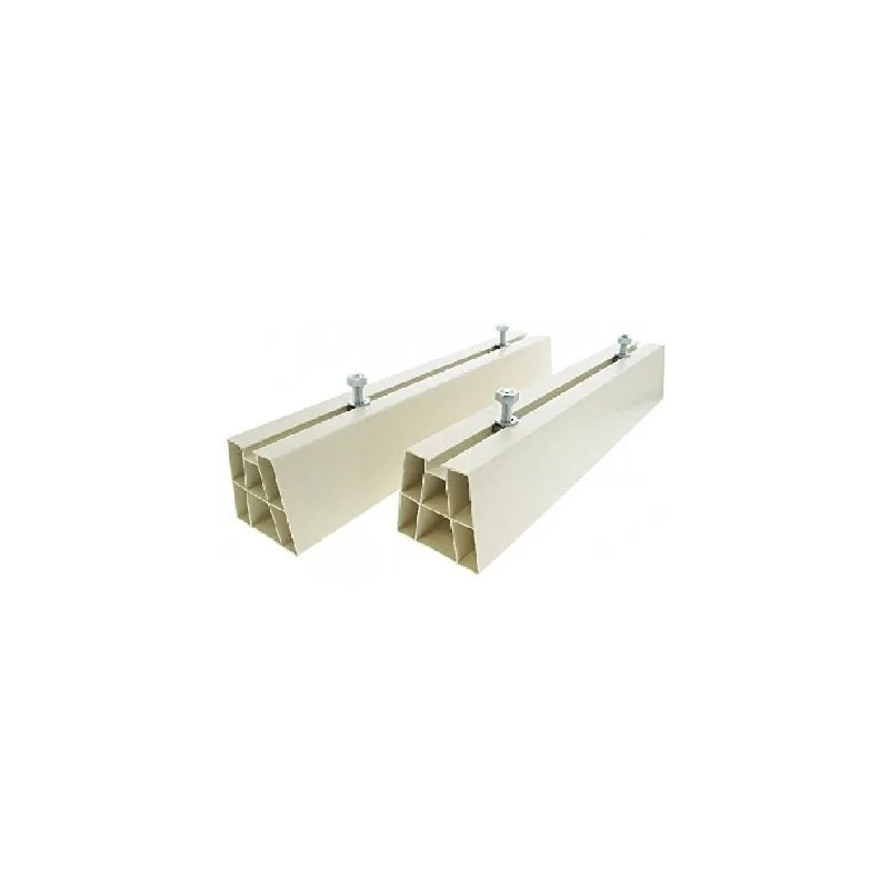 Soporte de suelo blanco, para unidad exterior, por par