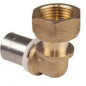 Elbow brass multi-layer nut female 20x27/16mm