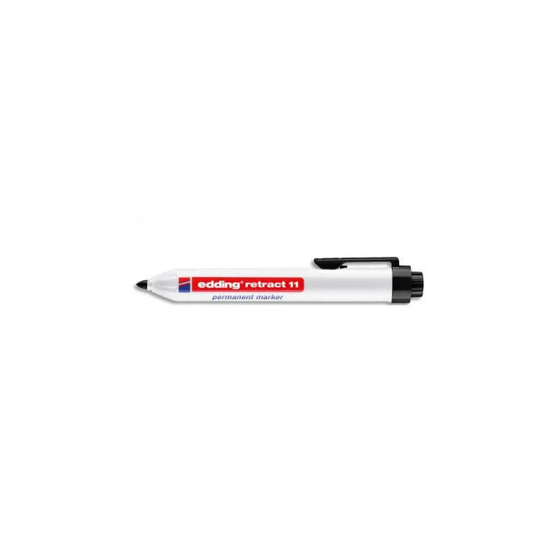 Retractable Permanent Marker, schwarz