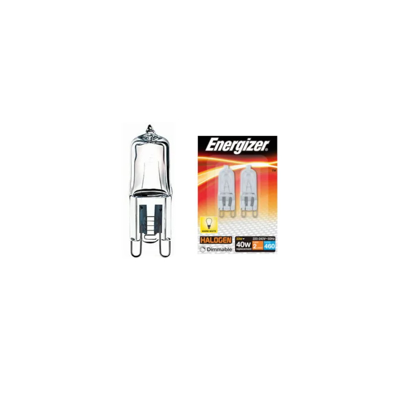 Eco-Halogen-Kapsel-Glühlampe G9, 460 LM, 33W - 40W