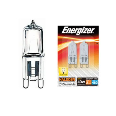 Eco-Halogen-Kapsel-Glühlampe G9, 460 LM, 33W - 40W