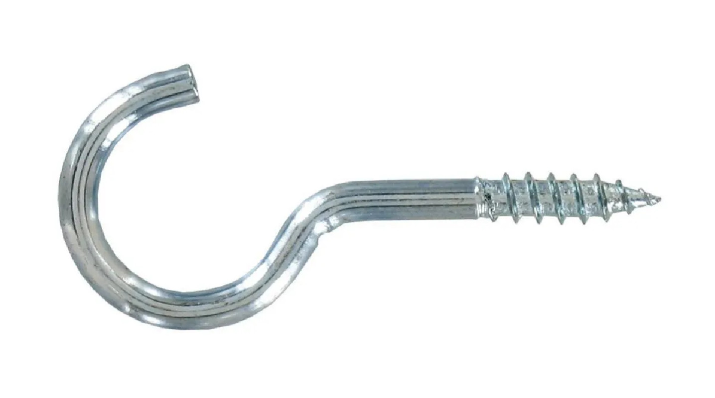 Zinc hook, 3.5 x 20 sc, 9 pieces