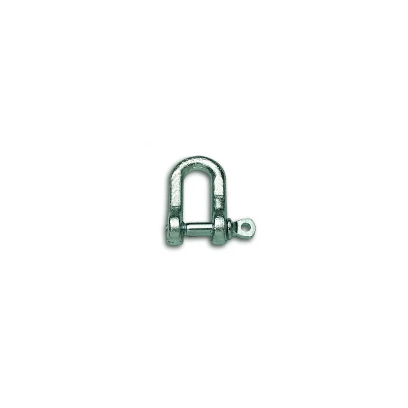 Straight shackle with zinc plated steel eye, ø 5.5mm L. 12,5mm, 1 piece.