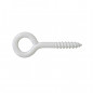 Screw-in spike, steel, white, rilsanized, 4.5 x 35 sc, 4 pieces