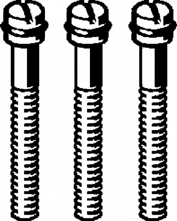 Juego de 3 tornillos para sifón de ducha DOMOPLEX, longitud 30mm