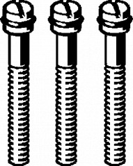 Juego de 3 tornillos para sifón de ducha DOMOPLEX, longitud 42mm