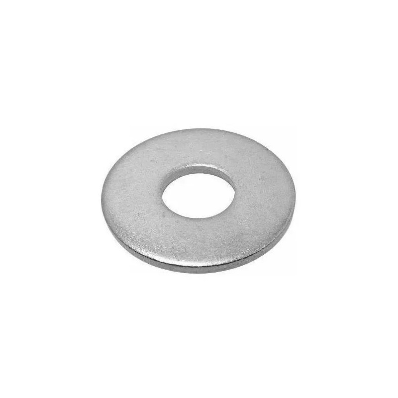 Large flat washer diameter 10 mm, 15 pieces.